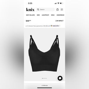 Knix Longevity bra size large